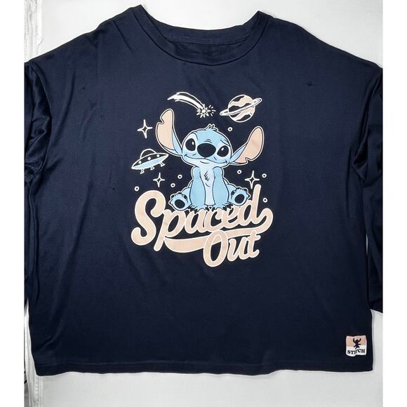 Disney Tops - Disney Stitch Poly blend Women's Long Sleeve Poly Blend size XL Pre-Owned fair